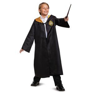 Wizarding World Kids Harry Potter Hogwarts Halloween Costume Robe Black OSFM